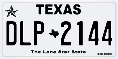 TX license plate DLP2144