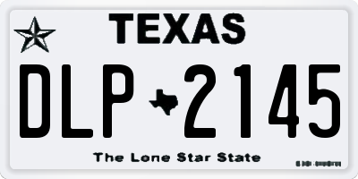 TX license plate DLP2145