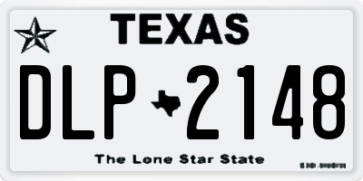 TX license plate DLP2148