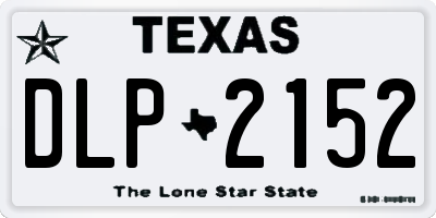 TX license plate DLP2152