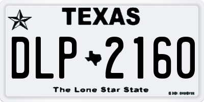 TX license plate DLP2160