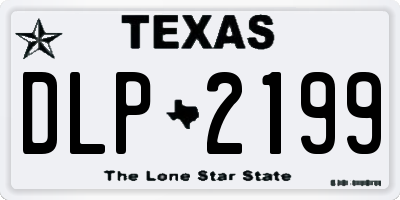 TX license plate DLP2199