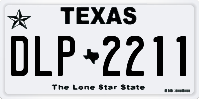 TX license plate DLP2211