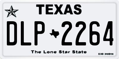 TX license plate DLP2264
