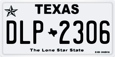 TX license plate DLP2306