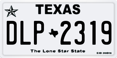 TX license plate DLP2319