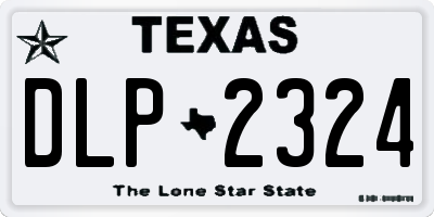 TX license plate DLP2324