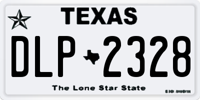 TX license plate DLP2328