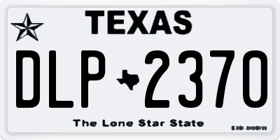 TX license plate DLP2370