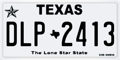 TX license plate DLP2413