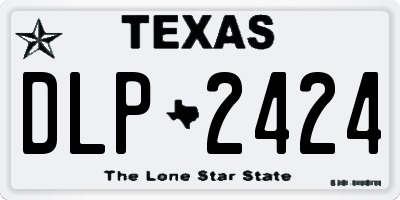 TX license plate DLP2424