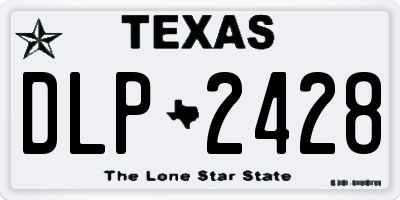 TX license plate DLP2428