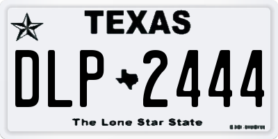 TX license plate DLP2444