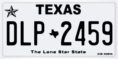 TX license plate DLP2459