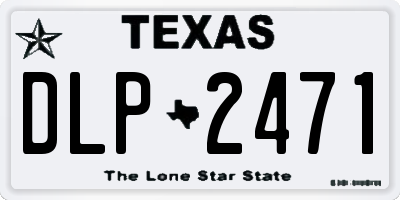 TX license plate DLP2471