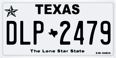 TX license plate DLP2479