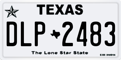 TX license plate DLP2483