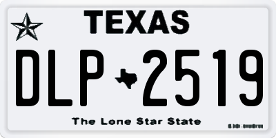 TX license plate DLP2519
