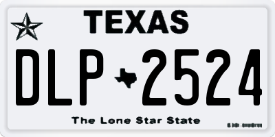 TX license plate DLP2524