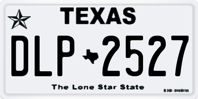 TX license plate DLP2527