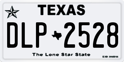 TX license plate DLP2528