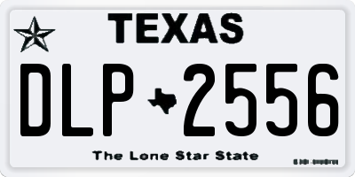 TX license plate DLP2556