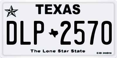 TX license plate DLP2570