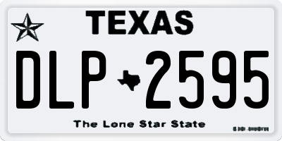 TX license plate DLP2595