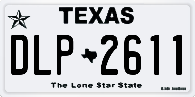 TX license plate DLP2611