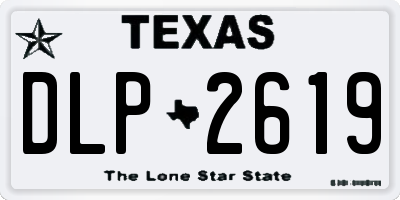 TX license plate DLP2619