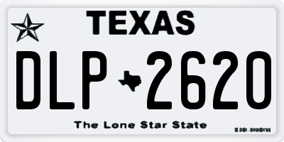 TX license plate DLP2620
