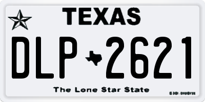 TX license plate DLP2621