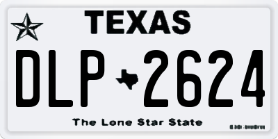TX license plate DLP2624