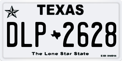 TX license plate DLP2628