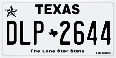 TX license plate DLP2644