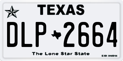 TX license plate DLP2664