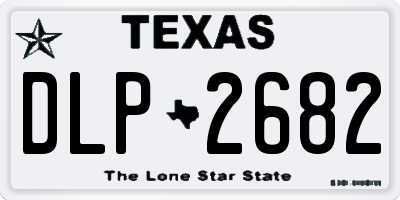 TX license plate DLP2682