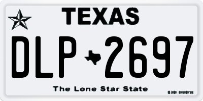 TX license plate DLP2697