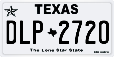 TX license plate DLP2720