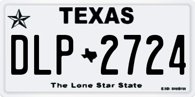 TX license plate DLP2724