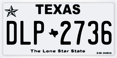 TX license plate DLP2736