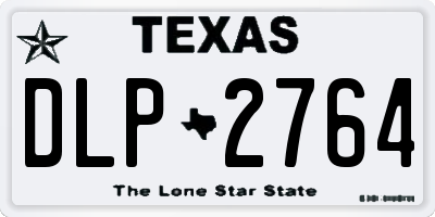 TX license plate DLP2764