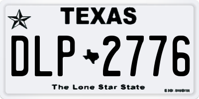 TX license plate DLP2776