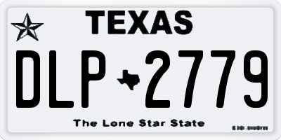 TX license plate DLP2779
