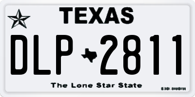TX license plate DLP2811
