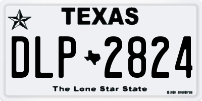 TX license plate DLP2824