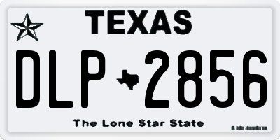 TX license plate DLP2856