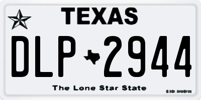 TX license plate DLP2944