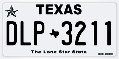 TX license plate DLP3211