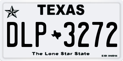 TX license plate DLP3272